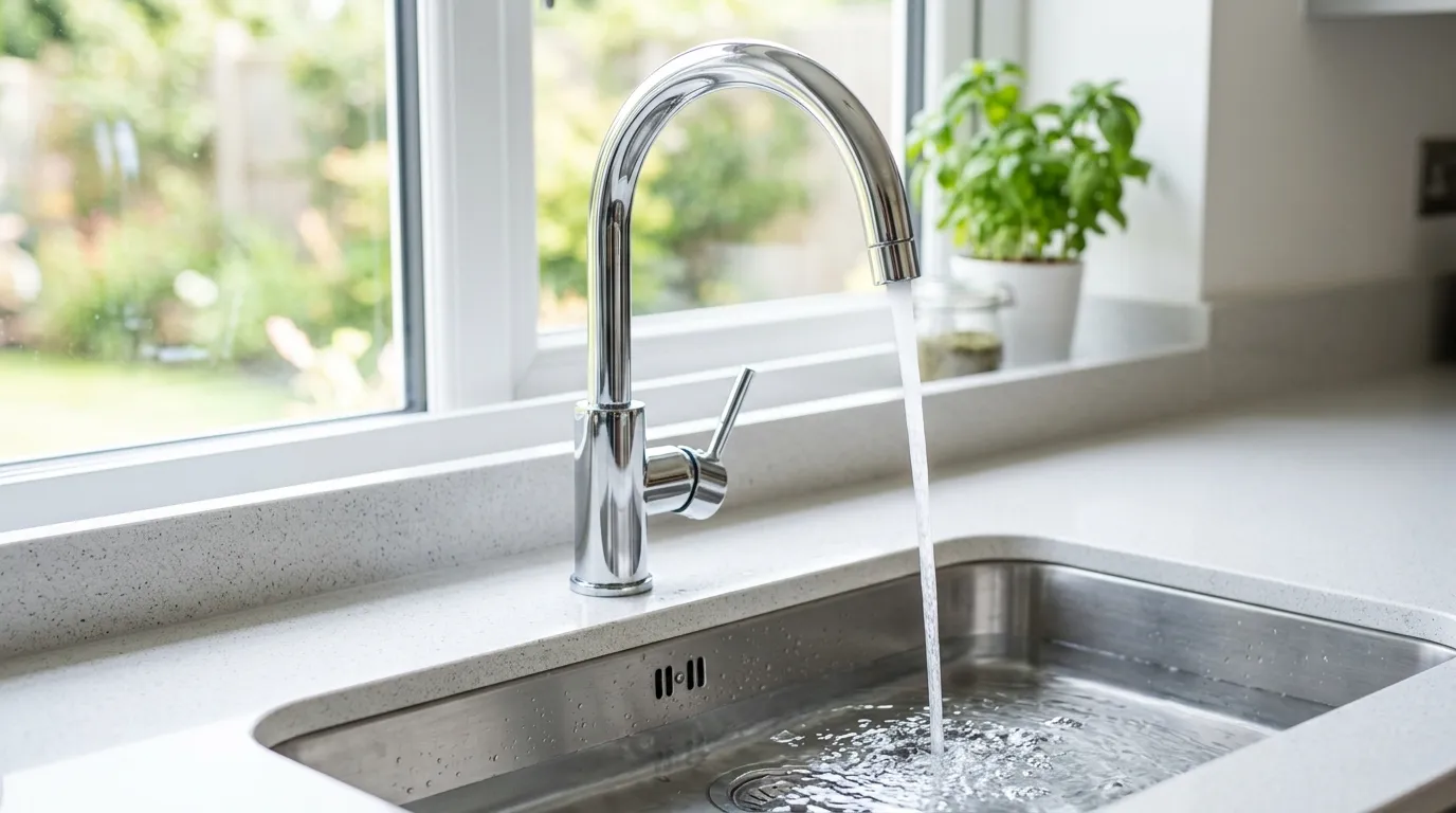 Local Plumbing Master Pros same day plumber fixing a faucet in Roscoe, MN
